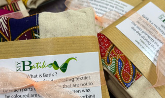 Environment friendly Tote bag with Batik pocket