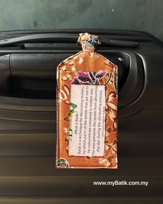 Batik Luggage Tag