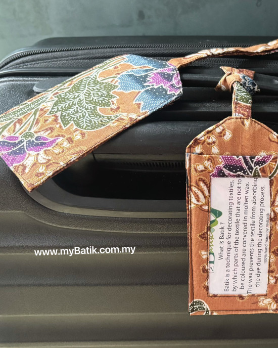 Batik Luggage Tag