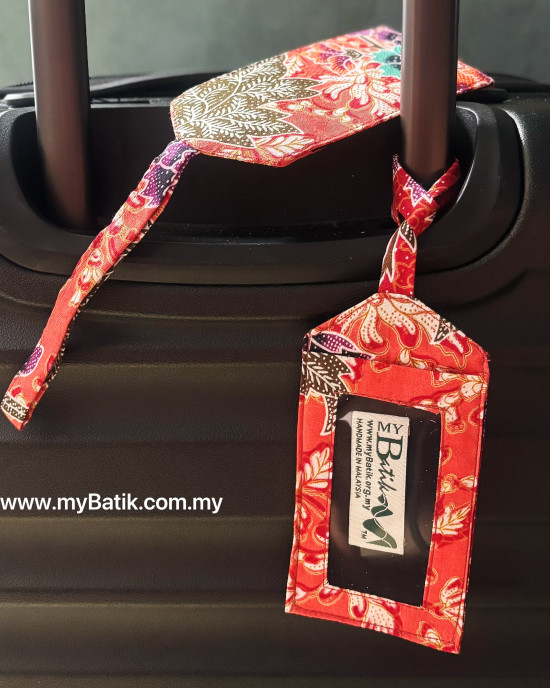 Batik Luggage Tag