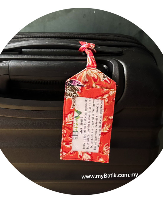 Batik Luggage Tag