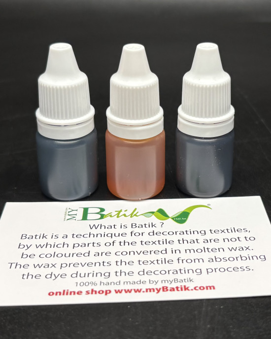 Batik Paint 8ml set + Pallet + Paint Brush