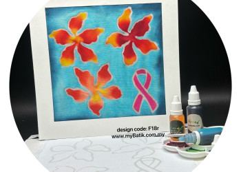Pink October DIY Batik Painting