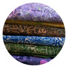 Hand Painted Batik Fabric